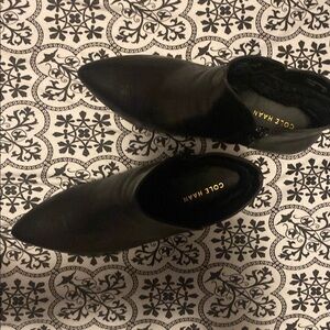 Cole Haan Black Ankle Booties Sleek Design